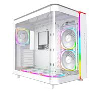 Montech King 95 Pro Midi-Tower, Tempered Glass, ARGB - weiß