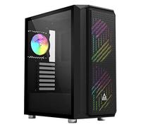 Montech Maille diamantée Unique/Flux d'air très élevé/Verre Coulissant/E-ATX/ATX/Micro-ATX/Mini-ITX/boîtier d'ordinateur de Jeu(Noir) Air X ARGB-Noir