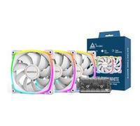 Lot de 3 Ventilateurs de boitier Montech AX120 RGB - 12cm (Blanc)