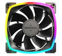 Montech RX120 PWM Boitier PC Ventilateur 12 cm Noir 3 pièces
