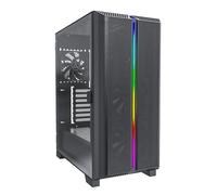 Montech SKY ONE Lite, tour midi, verre trempé - noir