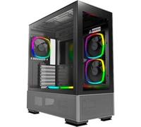 Montech Boîtier PC SKY TWO Midi-Tower 4 ventilateurs ARGB Noir