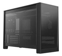 MONTECH Ten Boîtier PC Micro ATX 22,7 L, châssis modulaire en Maille à Haut débit d'air pour Construction d'air, Liquide ou SFF, Support de radiateur 360 mm, Ventilateur arrière, Noir (TENB)