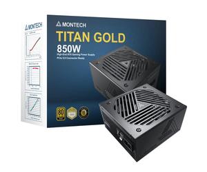Montech Titan 850W - 80 Plus & Cybenetics Gold, Modular, PCIe 5.0-850 Watt