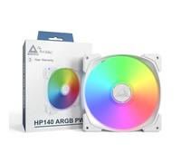 MONTECH Ventilateur PWM ARGB HP140mm - Débit d'air élevé, roulement silencieux pour fusil, 1600 tr/min, 4 broches - Blanc