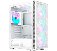 Montech Boîtier PC X3 Mesh – Moyen Tour ATX RGB Panneau Vitré Blanc