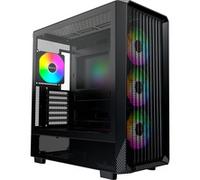 Tour midi MONTECH X5 Boîtier PC, Boîtier gaming, Boîtier noir