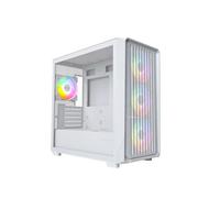 Montech X5M PC-Geh?use, Midi-Tower, Micro-ATX, ARGB, Tempered Glass - wei?