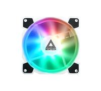 Montech Z3 PRO ARGB FAN Kit 3 Ventilateurs 120mm Blanc, 540-1650 RPM, 45.7 CFM, 24.7 dB(A), PWM 4-Pin, LED RGB 3-Pin, 12V/5V, Télécommande Incluse
