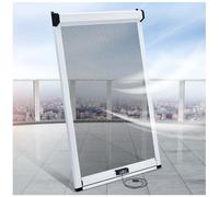 Montée et Descente Coulissante Moustiquaire Fenetre Enroulable avec Cadre Aluminium, Sans Percage Rouleau Moustiquaire Extensible Pour Toit Basculant, Moustiquaire, plusieurs couleurs disponibles