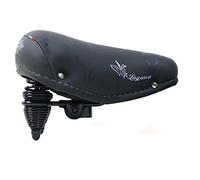 MONTEGRAPPA Selle Laguna avec ressorts idéale pour vélo Graziella - Pays-Bas - City Bike - Couleur Noir
