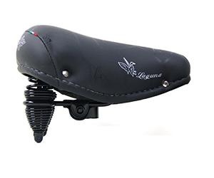 MONTEGRAPPA Selle Laguna avec ressorts idéale pour vélo Graziella - Pays-Bas - City Bike - Couleur Noir