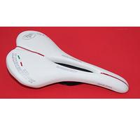 MONTEGRAPPA Selle Liberty avec échappement de la prostate idéale pour vélo route/course - Prise de vue fixe - Fixed/Blanc
