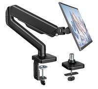 monTEK 2026 Neu XXL Support Moniteur Ajustable Pour Écrans 17-32 Pouces, Capacité Jusqu'à 9 kg, VESA 75 x 75/100 x 100, Inclinaison +80°/-45°, Rotation 360°, Gestion des Câbles, Ergonomique