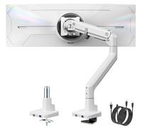 monTEK Bras Ecran PC17 à 57",Ports USB-A/C,VESA75/100,Charge Max27Kg