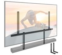 monTEK Support de barre de son jusqu'à 10 kg pour Sonos Arc/Arc Ultra/Beam/Ray/Playbar, Bose Soundbar 500/700, Samsung, Sony, LG & JBL, support de barre de son réglable sous TV, noir