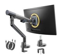 monTEK Support Moniteur Réglable pour Écran 17-40 Pouces avec USB A/C 3.0