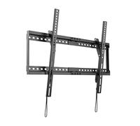 monTEK Support mural inclinable pour téléviseurs de 37 à 86", profil bas de 38 mm, inclinaison sans outil de 0° ~ -8°, supporte jusqu'à 75 kg, bords anti-chute et cordons de tirage, VESA max 600 x 400