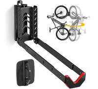 monTEK Support mural pivotant pour vélo sans levage lourd, support de vélo peu encombrant pour le garage, facile à accrocher et à enlever, peut supporter jusqu'à 35 kg
