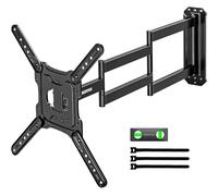 monTEK Support mural pour téléviseur de 23 à 65 pouces - Bras long 946 mm - Extensible - Orientable - Inclinable - Entièrement mobile - VESA max. 400 x 400 mm - Jusqu'à 35 kg