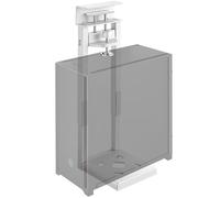 monTEK Support PC robuste pour bureau, sans perçage, réglable et ventilé avec rembourrage de protection, hauteur 409 mm à 650 mm, idéal pour bureau, maison, salle de lanc 30 kg