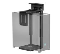 monTEK Support pour PC robuste de 30 kg - Montage sans perçage - Support PC réglable avec coussinets de protection - Hauteur : 16,1-25,6" - Idéal pour le bureau, la maison, la salle de classe - Noir