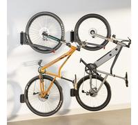 monTEK Support Vélo Mural Pivotant, Porte Velo Longueur Ajustable pour Vélo de Route, VTT, Support Vertical de Rangement pour Vélo Economie D'Espace, Accroche Velo Jusqu'à 35kg (2 Paquet)