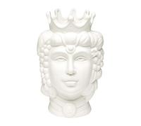 Montemaggi Teste di moro Vases en porcelaine en forme de têtes de Maures de style sicilien