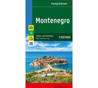 Monténégro 1:150 000 / carte voiture + carte loisirs