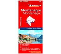 Montenegro 11780 Carte ' National ' Michelin Kaart