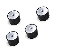 monter l'amortisseur 4 pièces M3 M4 M5 Double filetage femelle amortisseurs en caoutchouc anti-vibration for compresseurs d'air, pompe à eau, Machine à souder boulons d'amortisseur ( Size : D15 x H15