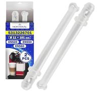 MONTERAL 2 Pièces Tube D'aspiration du Lait pour Machine a Cafe Capsule Ø 11x101 mm Code Original 5313226701 pour DeLonghi pour Nespresso Lattissima Plus EN520 EN550 EN560 - Garantie de 10 Ans