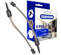 MONTERAL 2 Pièces Tubes à Lait pour la Machines à Café Automatiques avec Code Original XS805000 pour Krups - Garantie de 10 Ans