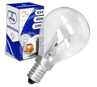 MONTERAL 5 Pièces Ampoule Four E14 40W 230V 300°С avec le Code Original 00057874 057874 pour Bosch pour Siemens 5027989000/3 50279890003 pour Electrolux pour AEG