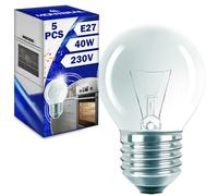 MONTERAL 5 x Ampoule Four Sphérique E27 40W 50279916006 pour Electrolux