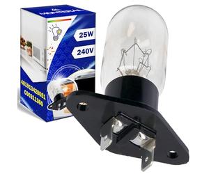 MONTERAL Ampoule Micro Onde 25W 240V avec le Code Original 481913428051 481213418008 pour Whirlpool pour Bauknecht C00311360 C00314704 pour Indesit pour Ariston