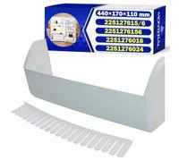 MONTERAL Balconnet Refrigerateur 440x170x110 mm avec Code D'origine 225127615/6 2251276156 2251276016 2251276024 pour Aeg pour Electrolux pour Juno pour Zanker pour Zanussi