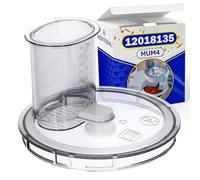 MONTERAL Couvercle du Bol Robot Cuisine avec Poussoir avec Code Original 12018135 pour Bosch MUM4 - Garantie de 10 Ans