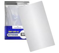 MONTERAL Film Pare Vapeur pour Porte de Four Micro Onde 285x160 mm avec Le Code Original 00745480 pour Bosch pour Balay pour Constructa pour Siemens