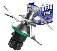 MONTERAL Jeu de Couteau pour Thermomix TM6 avec Joint - Lame est Fabriqué en Acier Inoxydable pour Vorwerk Robot Cuisine - Garantie de 10 Ans