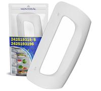MONTERAL Poignée de réfrigérateur de porte avec code original 242519319/6 2425193196 pour AEG pour Electrolux pour Zanussi - Garantie de 10 ans