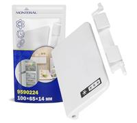 MONTERAL Poignée pour Congelateur dans Frigo Combiné 100 x 65 x 14 mm et Ressort avec Code D'origine 9590224 7434194 pour Liebherr - Garantie de 10 Ans