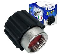 MONTERAL Universel Bouchon du Fer à Repasser Centrale Vapeur avec Filetage Femelle 3/4" jusqu'à 5 Bar - Made in Italy - Garantie de 10 Ans