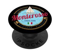 Monterosso Cinque Terre La Spezia Rétro Italie Vintage PopSockets PopGrip Adhésif