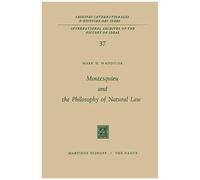 Montesquieu And The Philosophy Of Natural Law