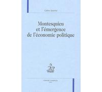 Montesquieu Et L'émergence De L'économie Politique