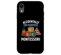Montessori accidentellement sur le but - Blocs ABC & Formes Art Coque pour iPhone XR