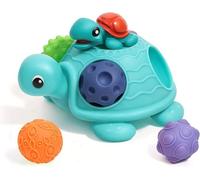 Montessori Balles sensorielles, jouets sensoriels, pour bébé de 6 à 12 mois, jouet sensoriel tortue, colorées, BALLE D'ACTIVITES