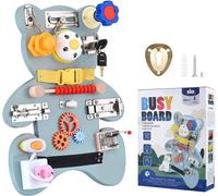 Montessori Busy Board, Tableau Sensoriel Montessori, Planche Montessori, Sensorielle Bois Développer la Motricité Fine