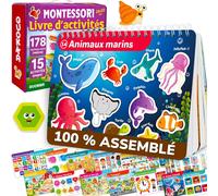 Montessori Busy Book Toys from 3 4 Years-15 Educational Activities-Preschool Learning Activities for Children 3-5 Years Old